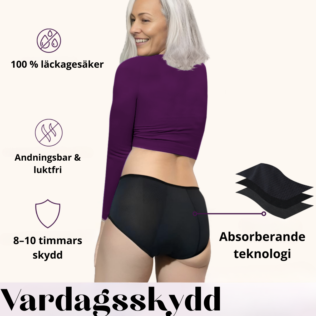 Extra Bekväma Läckageskydd